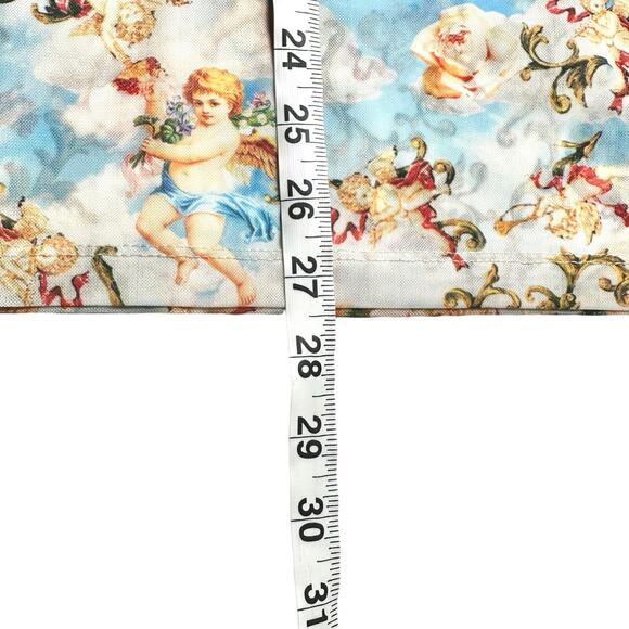 ASOS Design | Men | Rococo Floral Angels LS Sheer Mesh Muscle Shirt | Size Small - Picture 6 of 12